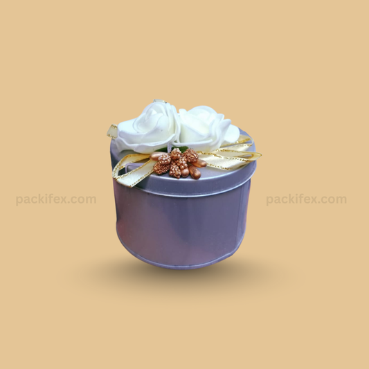 (60pcs) Elegant Tin Nikah Box — “Baat Pakki” Wedding Favor, Nikah Mubarak Gift