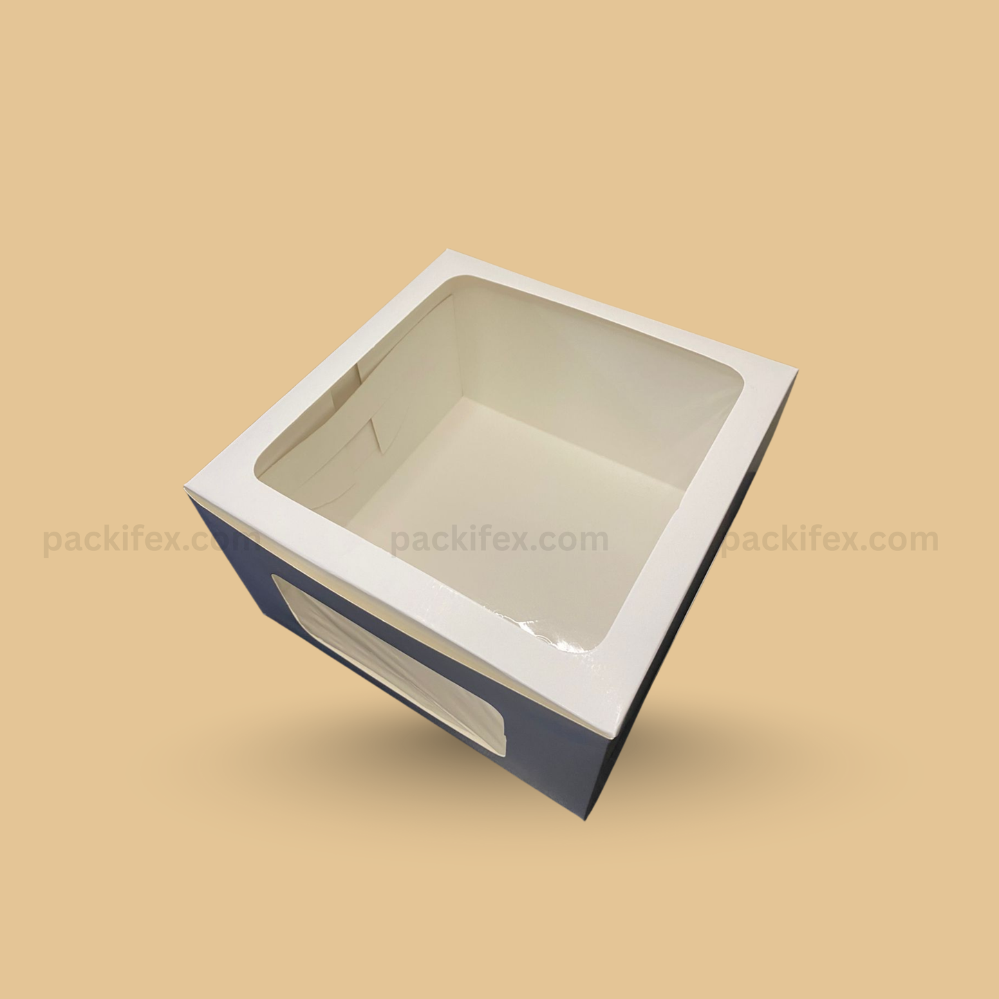 Pack of 20 (10x10x10) Premium Cake Box with Clear Windows