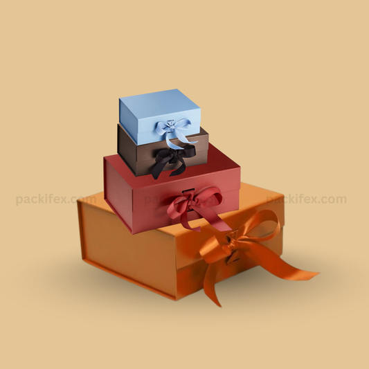 Premium Gift Boxes — Multi-Size Ribbon Boxes