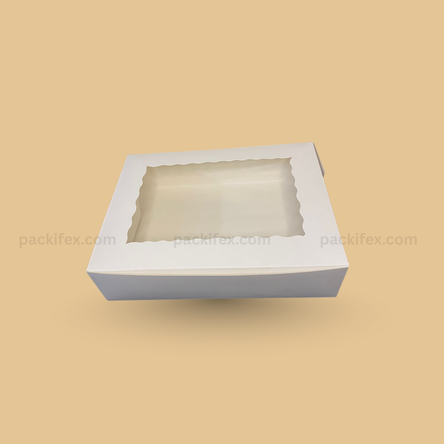 Cup Cake Box with Window 9×12×3 Inches – Bakery Display Box